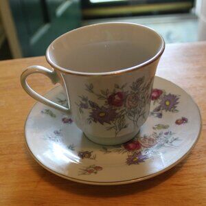 Porcelain Tea Cup- Wild Flowers